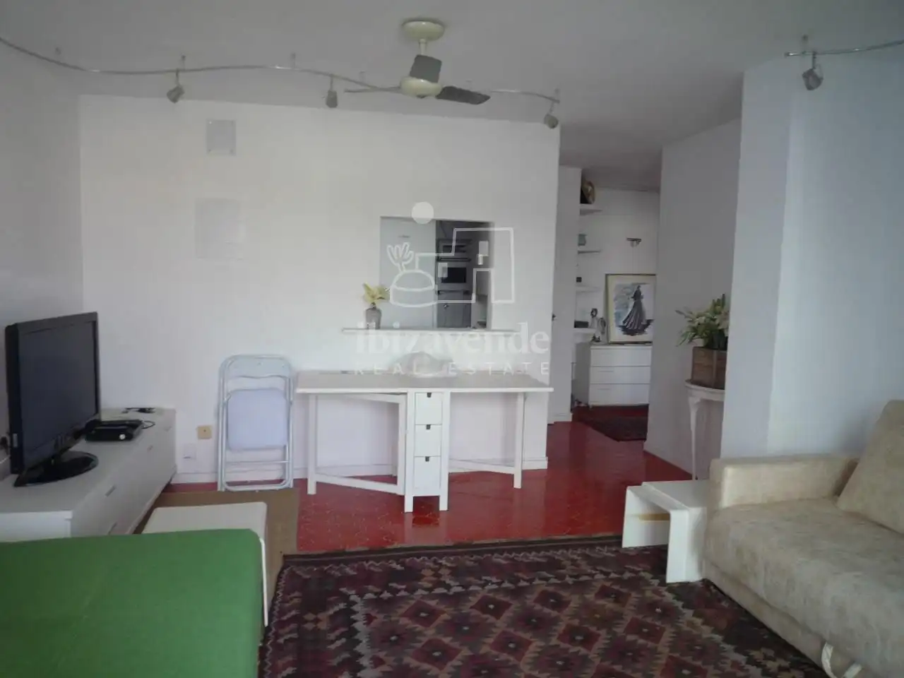 Sala d'estar de Àtic en venda en Santa Eulària des Riu amb Aire condicionat, Calefacció i Terrassa