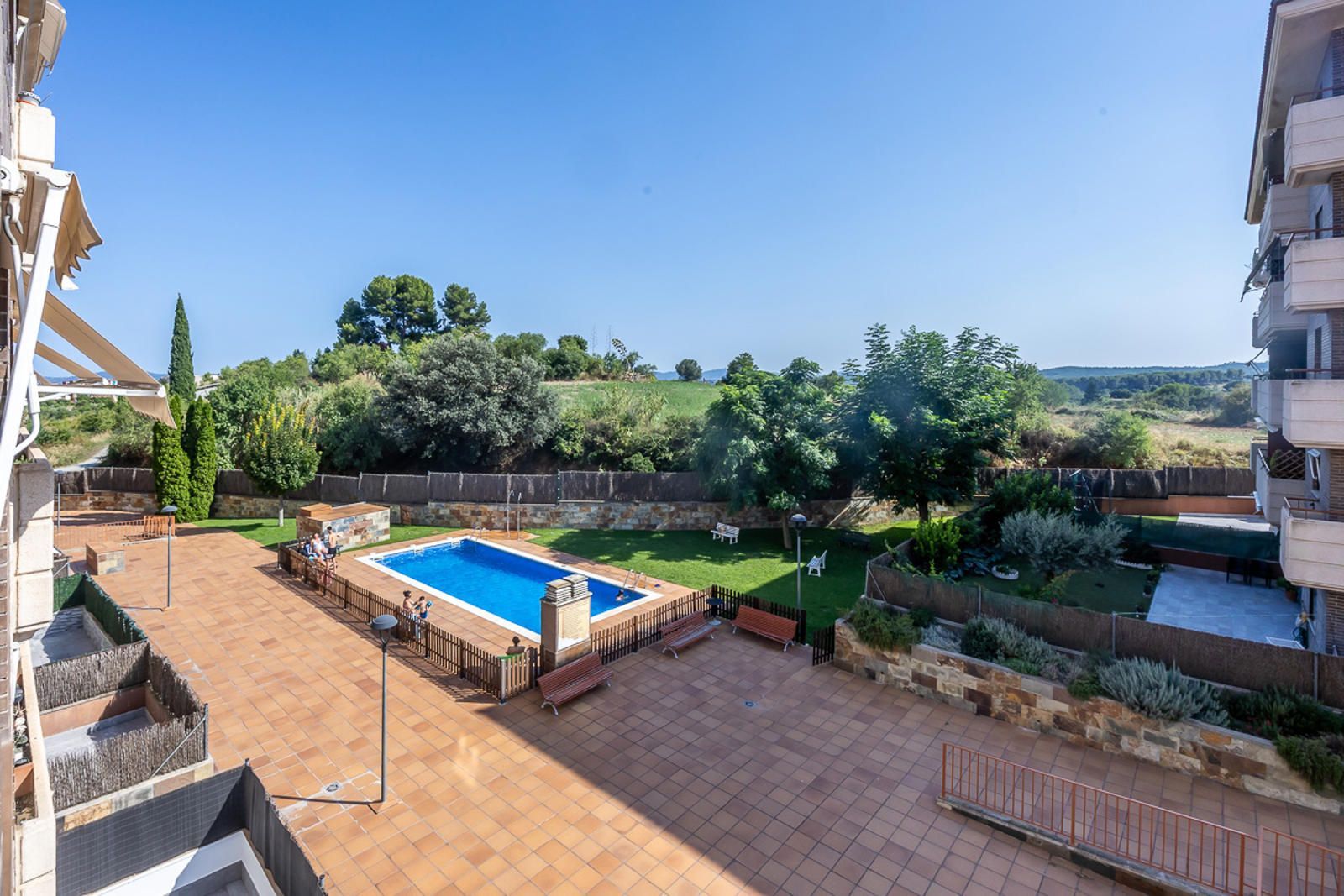 Garden of Flat for sale in Sabadell  with Heating, Terrace and Storage room