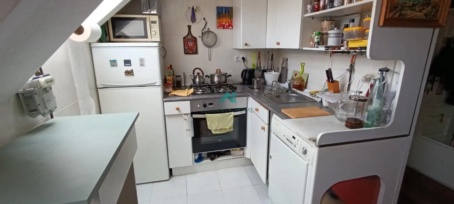 Cocina de Ático en venta en Limpias con Amueblado