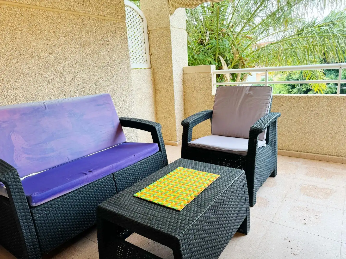 Terrace of Apartments for rent in El Campello  with Air Conditioner, Private garden and Terrace