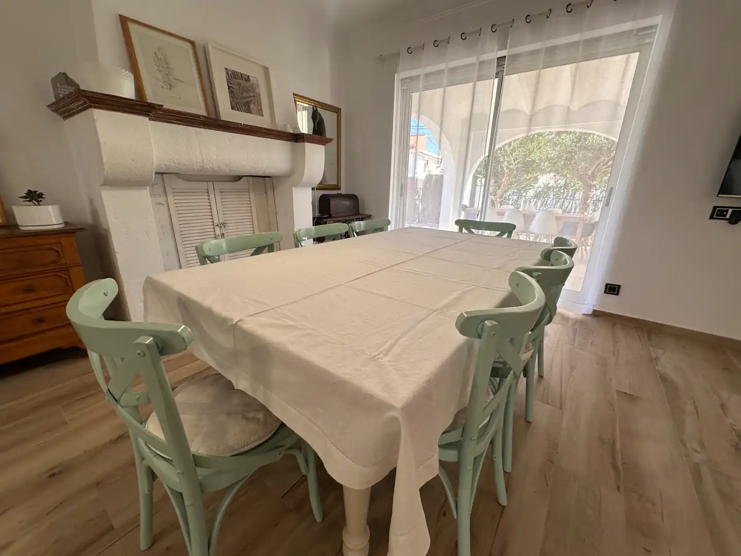 Esszimmer von Haus oder Chalet zum Verkauf in Mont-roig del Camp mit Klimaanlage, Heizung und Privatgarten