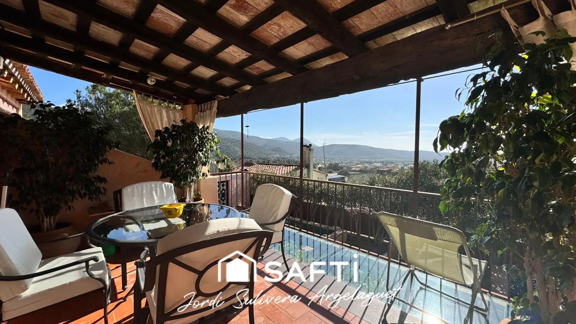 Terrace of Detached homes for sale in Cantallops  with Heating, Terrace and Swimming Pool