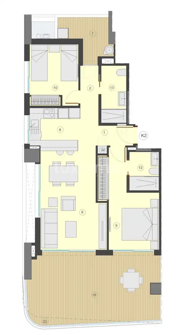 Flat with terrace for sale in Zona Levante - Playa Fossa, imagen 30