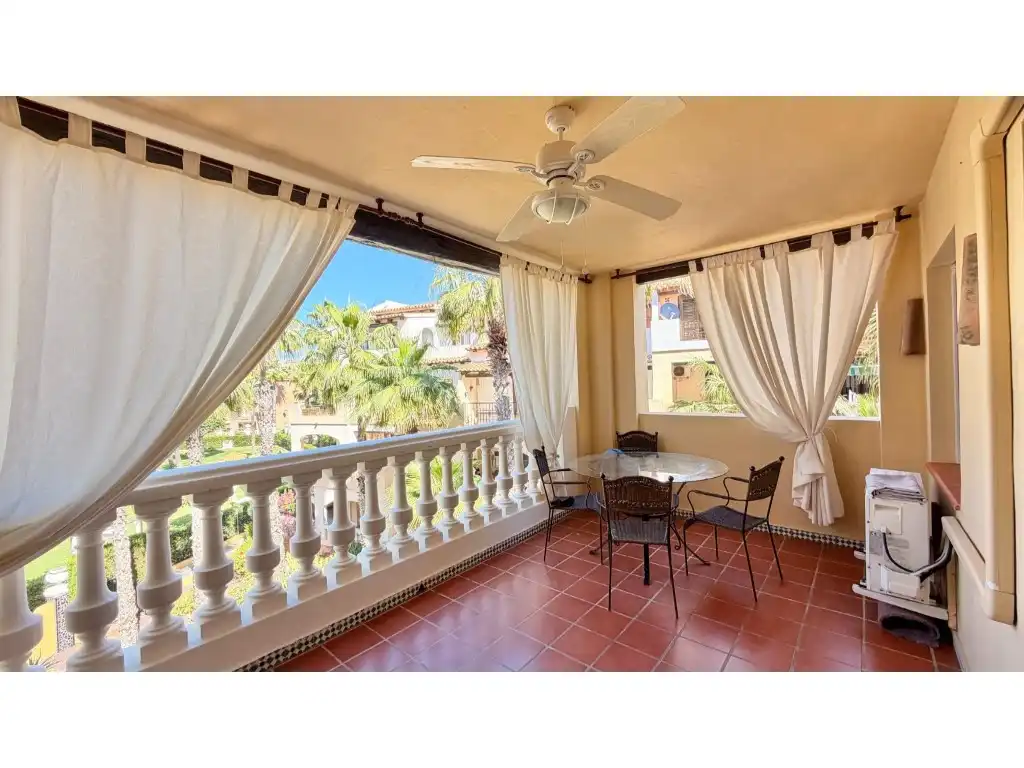 Terrace of Apartments for sale in Torrevieja  with Air Conditioner, Swimming Pool and Furnished