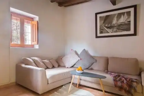 Sala de estar de Casa o chalet de alquiler en Sant Josep de sa Talaia con Jardín privado, Terraza y Amueblado