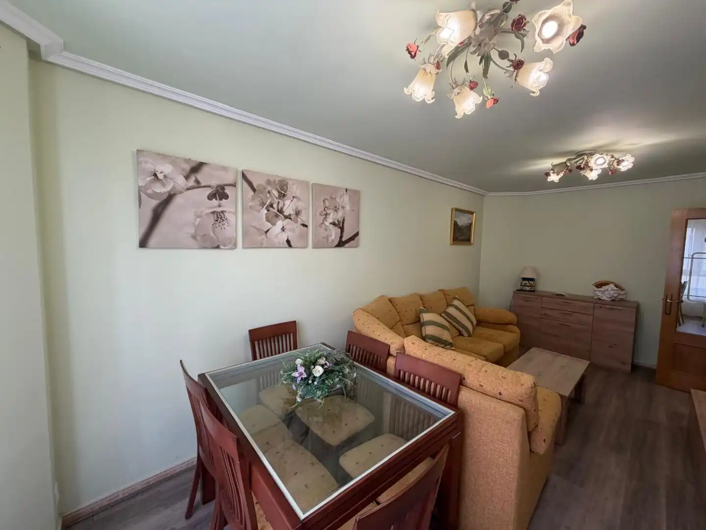 Living room of Flat for sale in Bareyo  with Heating, Parquet flooring and Terrace