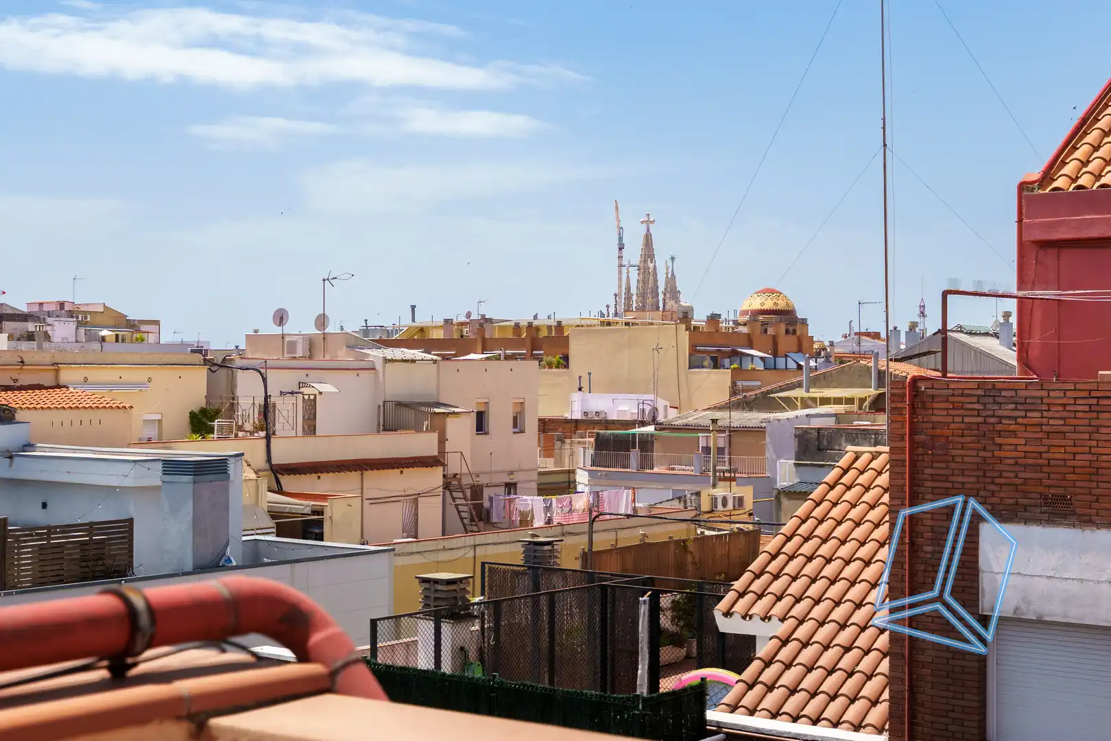Exterior view of Attic for sale in Barcelona  with Heating and Terrace