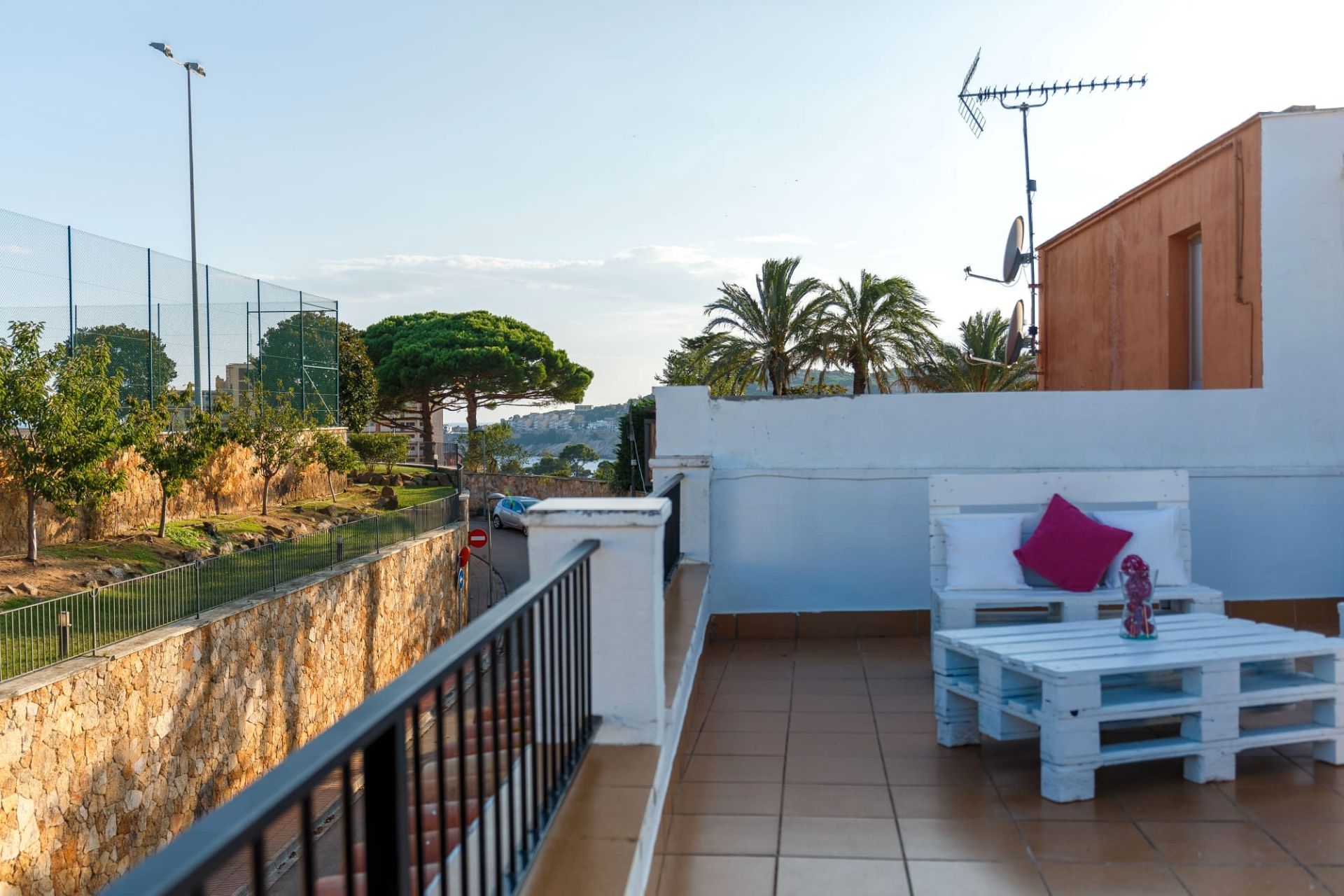 Terrace of Flat to rent in Sant Feliu de Guíxols  with Heating, Terrace and Furnished