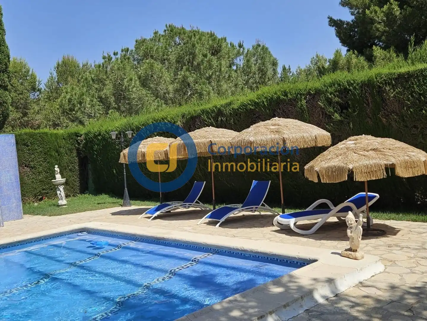 Piscina de Casa o xalet en venda en Lorca amb Aire condicionat, Jardí privat i Piscina