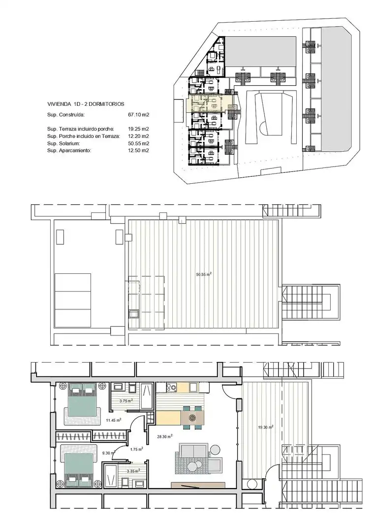 Apartament amb terrassa en venda a Roldán, imagen 21