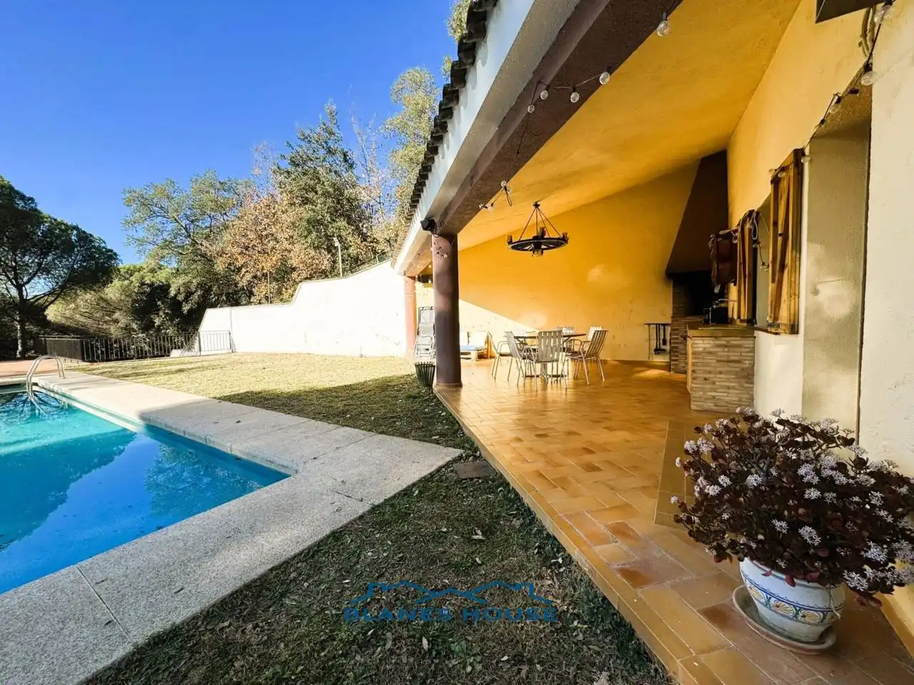 Piscina de Finca rústica en venda en Sant Feliu de Buixalleu amb Calefacció, Jardí privat i Terrassa