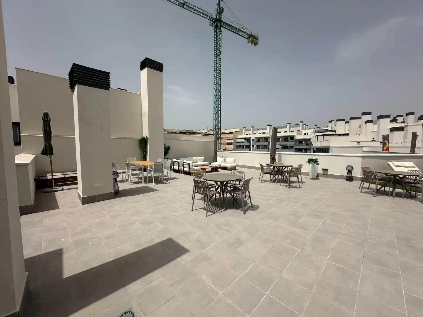 Terrace of Flat for rent in Mijas  with Air Conditioner, Heating and Private garden