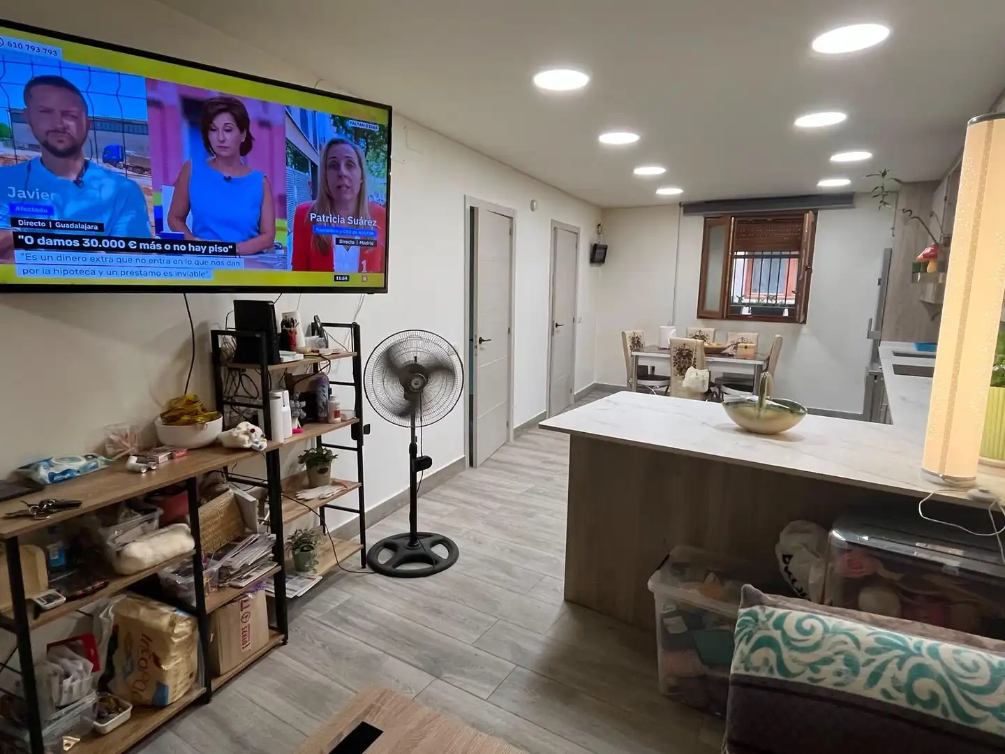 Sala de estar de Finca rústica en venta en Castellserà con Calefacción, Parquet y Trastero