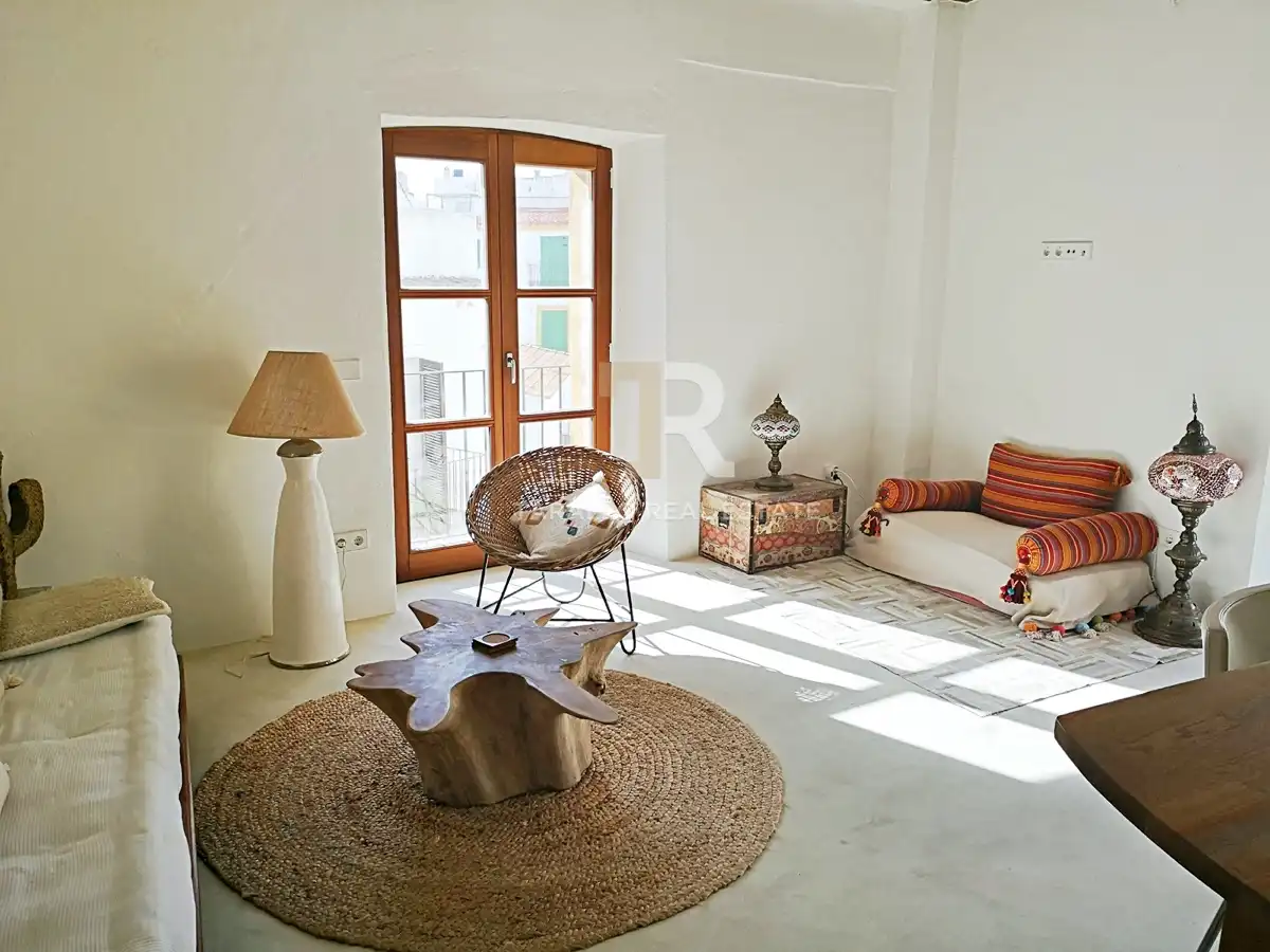 Living room of Attic for rent in Eivissa  with Air Conditioner, Heating and Terrace