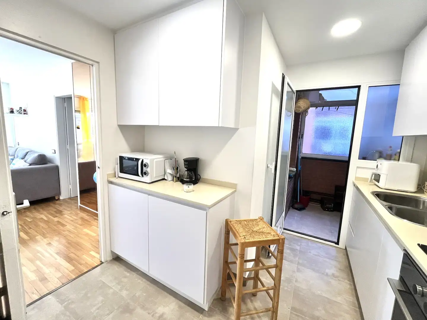Cocina de Piso en venta en Santa Coloma de Cervelló con Calefacción, Parquet y Horno