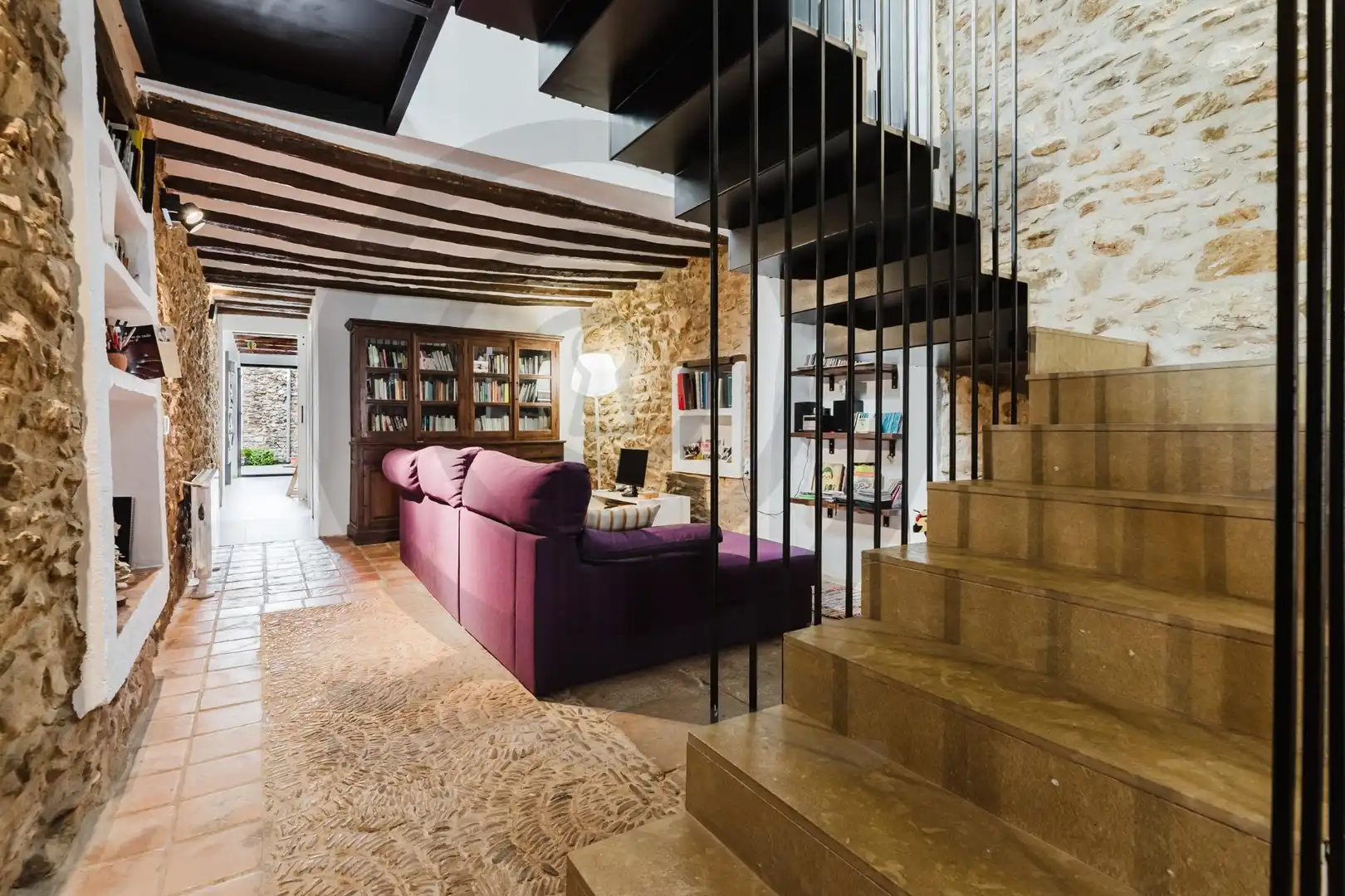 Wohnzimmer von Haus oder Chalet zum Verkauf in Castellón de la Plana / Castelló de la Plana mit Klimaanlage, Heizung und Terrasse