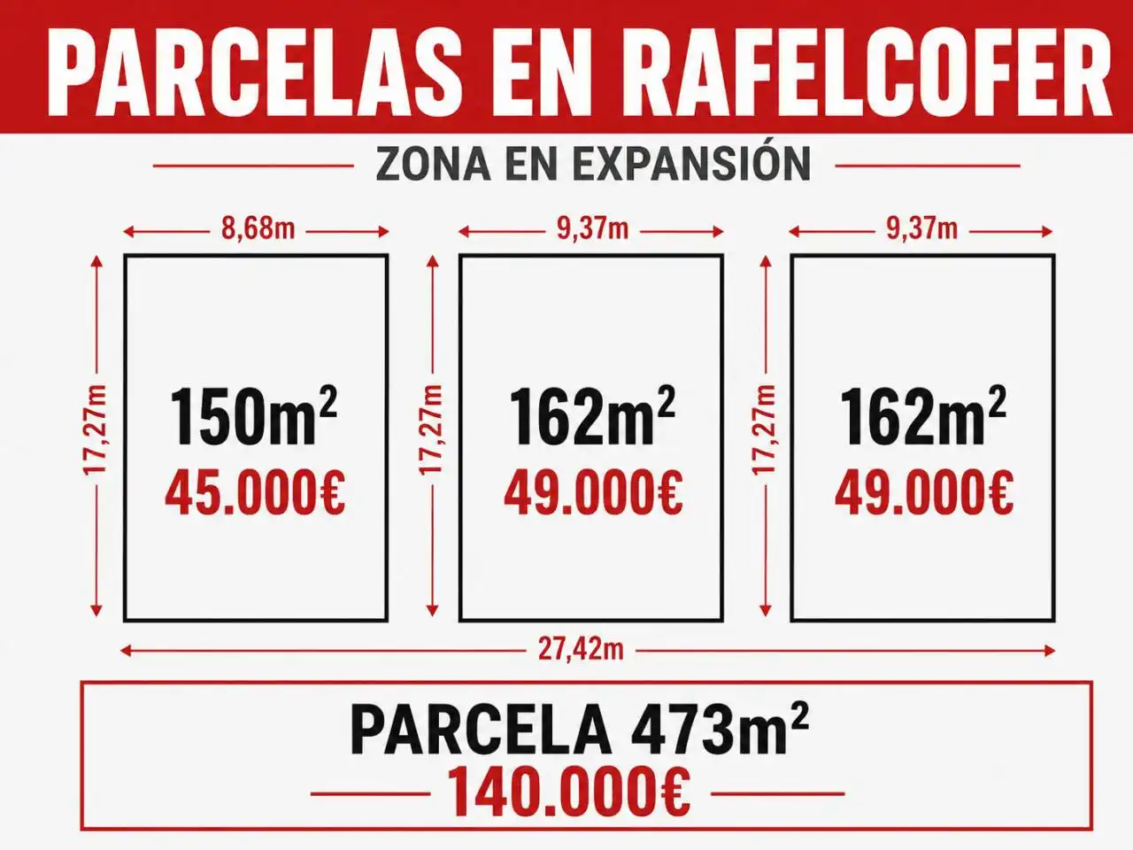 Parking de Residencial en venta en Rafelcofer