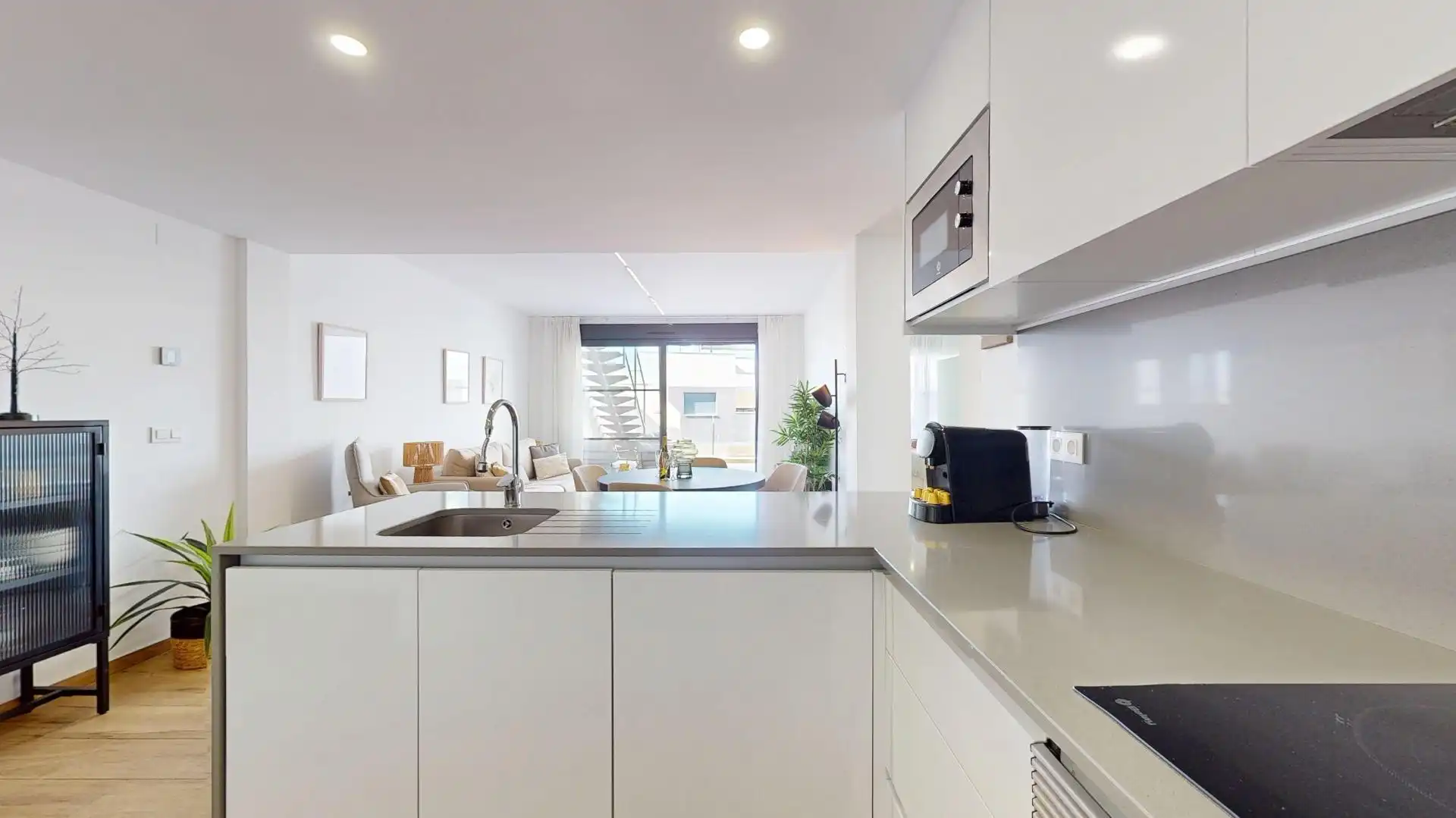 Cuina de Apartament en venda en San Javier amb Aire condicionat, Terrassa i Moblat