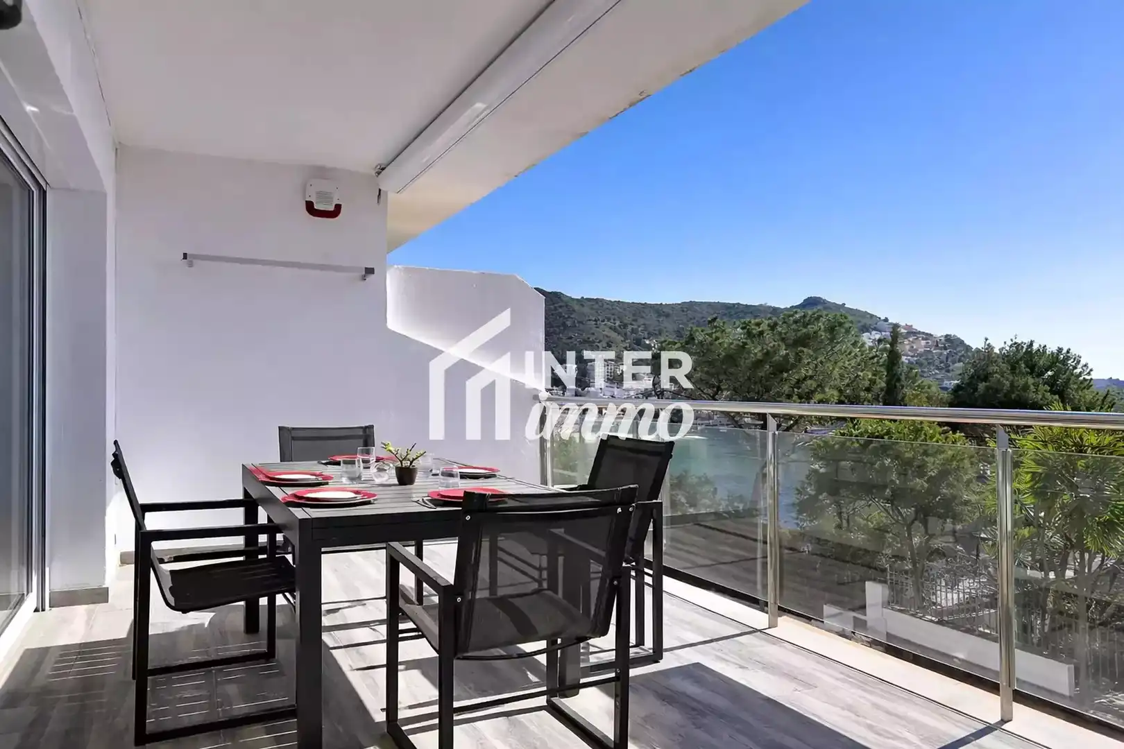 Terraza de Apartamento en venta en Roses con Terraza y Amueblado