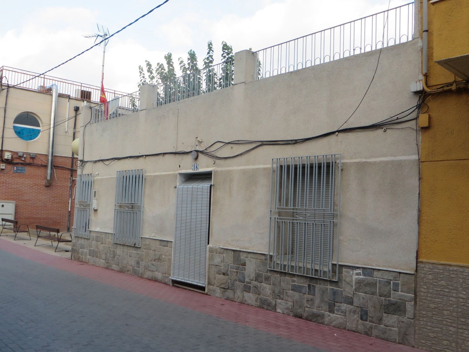Exterior view of Single-family semi-detached for sale in  Murcia Capital