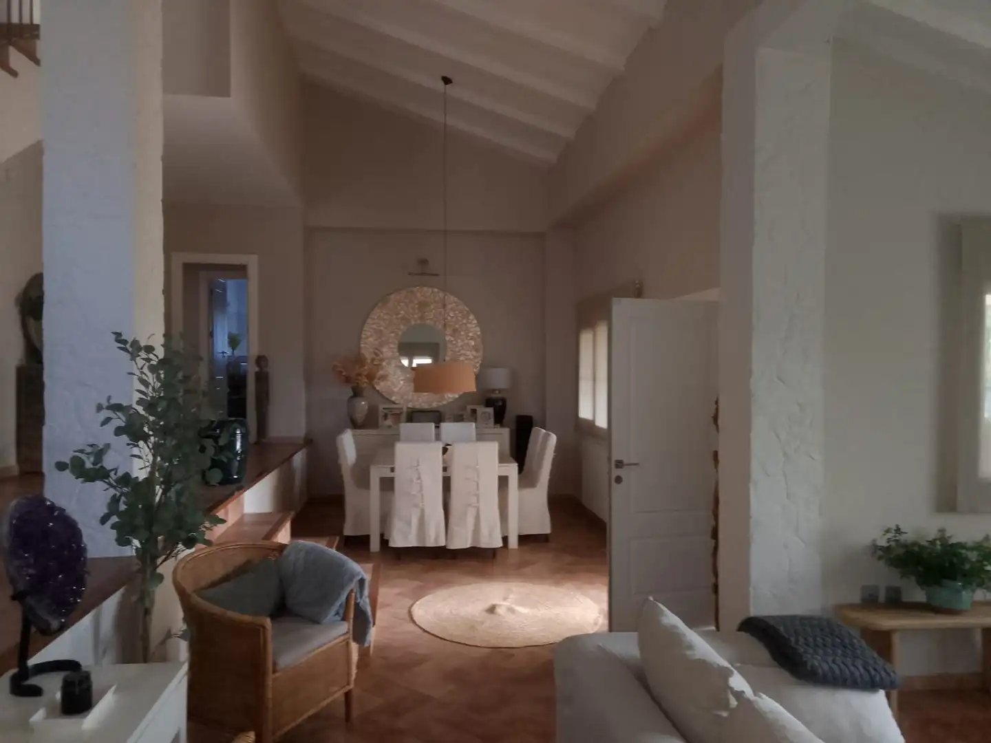 Menjador de Casa o xalet en venda en Tibi amb Aire condicionat, Jardí privat i Parquet