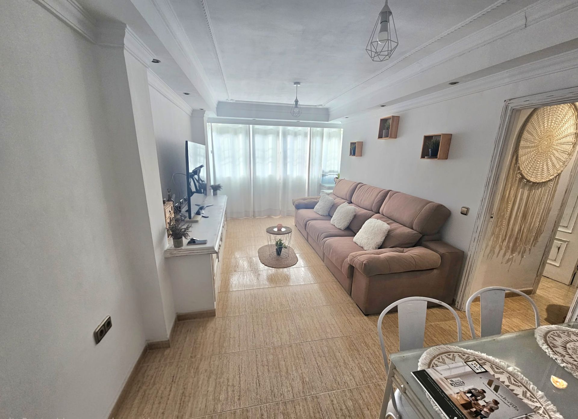Living room of Flat for sale in Málaga Capital  with Air Conditioner and Furnished