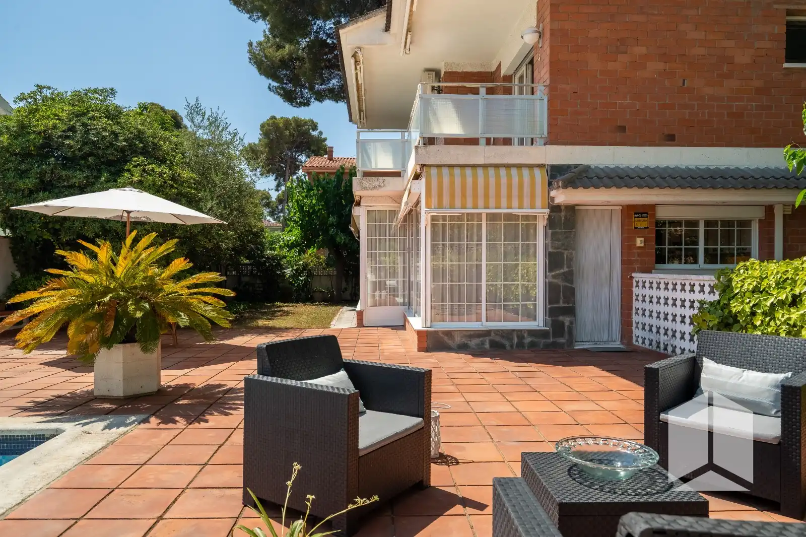 Jardí de Casa o xalet en venda en Castelldefels amb Terrassa, Piscina i Balcó