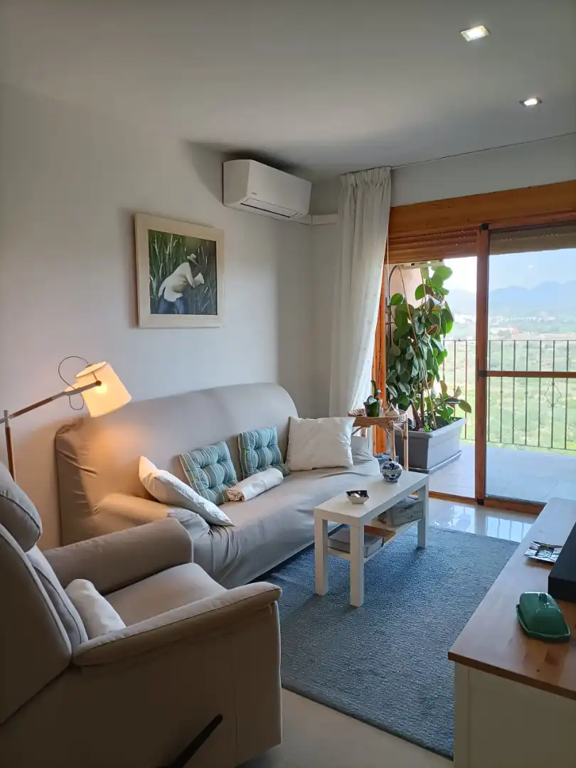 Wohnzimmer von Dachboden zum Verkauf in Segorbe mit Klimaanlage, Terrasse und Abstellraum