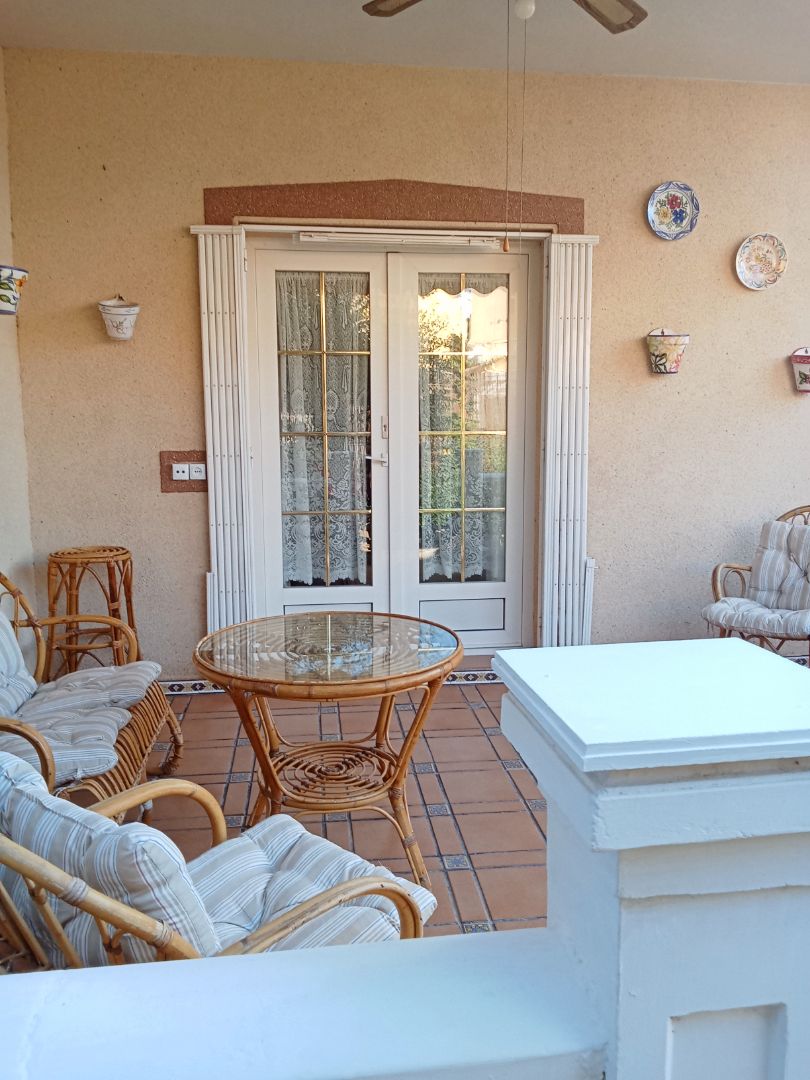 Terrace of Single-family semi-detached for sale in San Javier  with Air Conditioner, Private garden and Terrace
