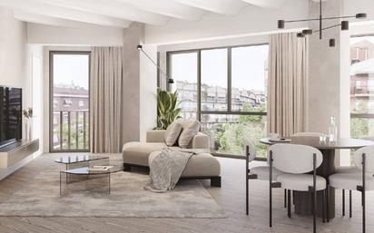 Living room of Flat for sale in  Barcelona Capital  with Air Conditioner, Heating and Terrace