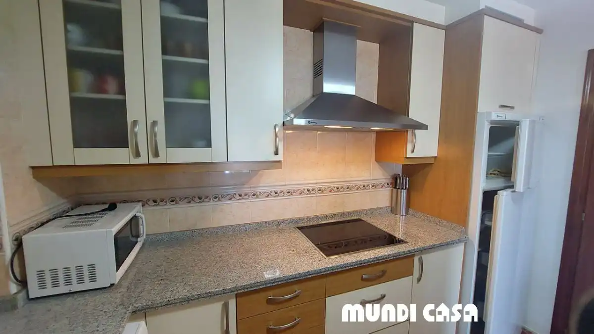 Cocina de Apartamento de alquiler en Boiro con Terraza y Amueblado