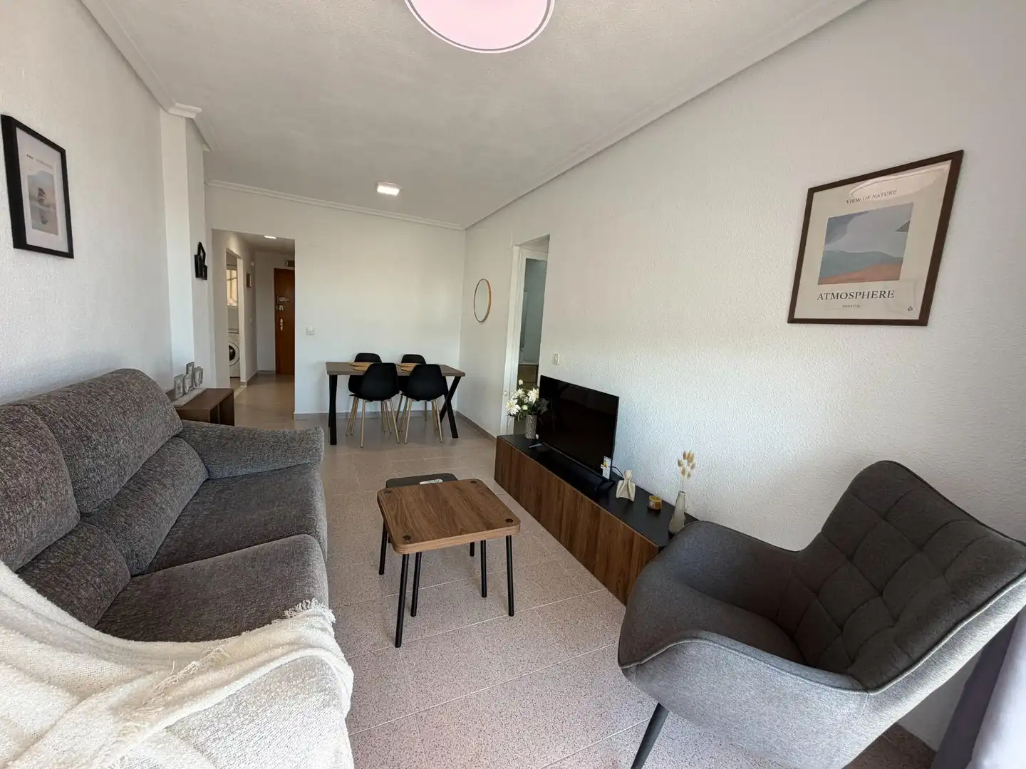 Living room of Apartments for rent in Santa Pola  with Air Conditioner, Heating and Terrace