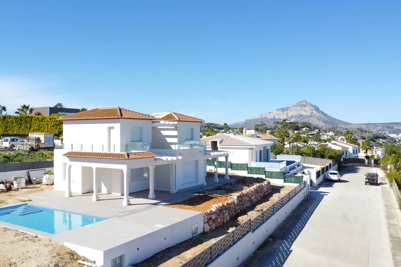 Exterior view of Houses for sale in Jávea / Xàbia  with Heating and Swimming Pool