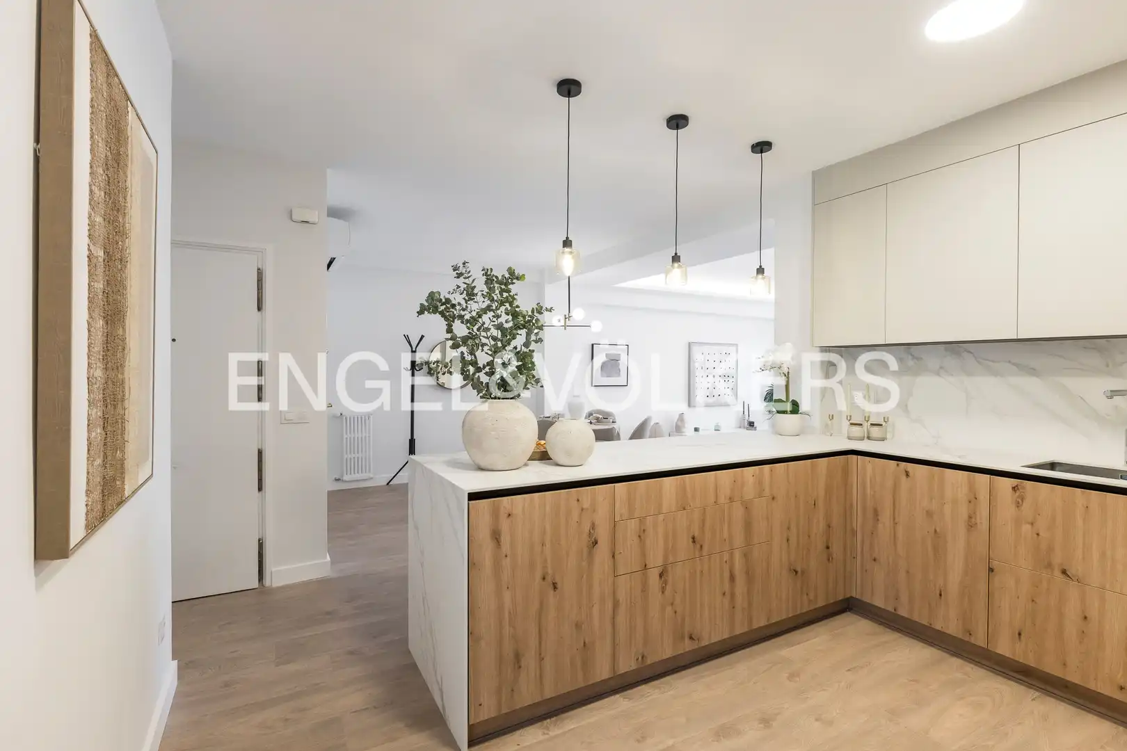 Kitchen of Flat for sale in Madrid  with Air Conditioner, Heating and Terrace
