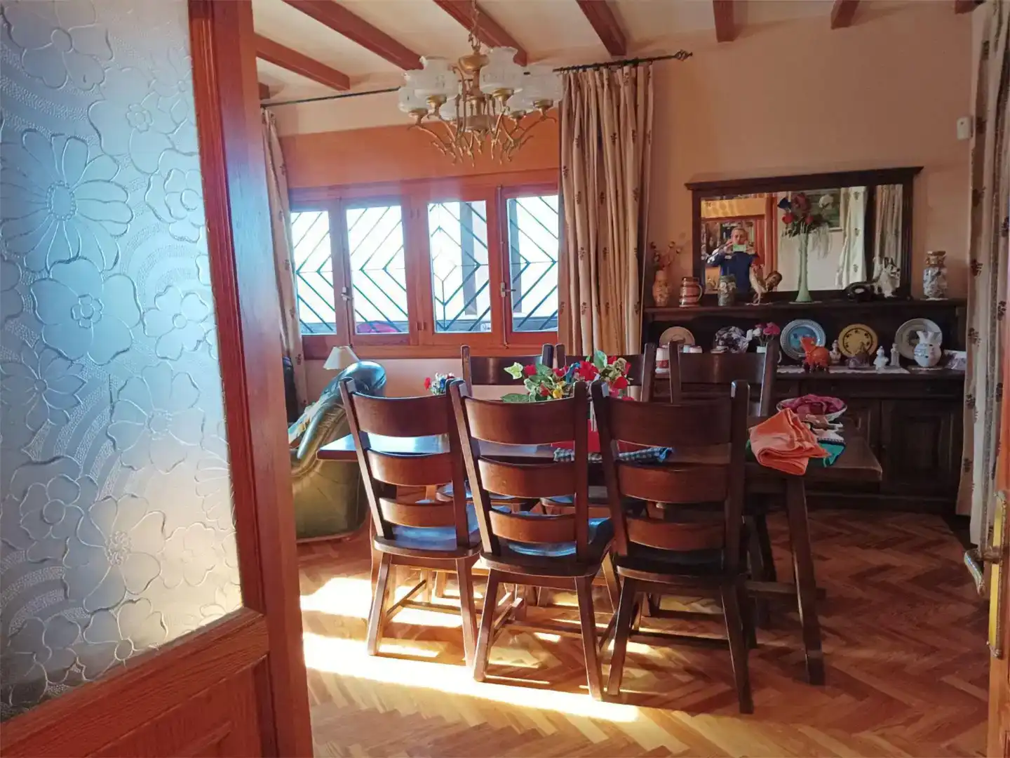 Comedor de Finca rústica en venta en Hormigos con Aire acondicionado, Jardín privado y Parquet