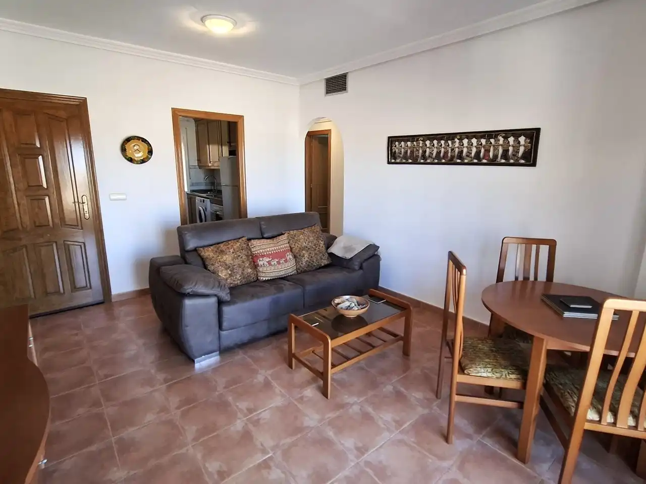 Sala de estar de Apartamento en venta en Mojácar con Aire acondicionado, Terraza y Piscina