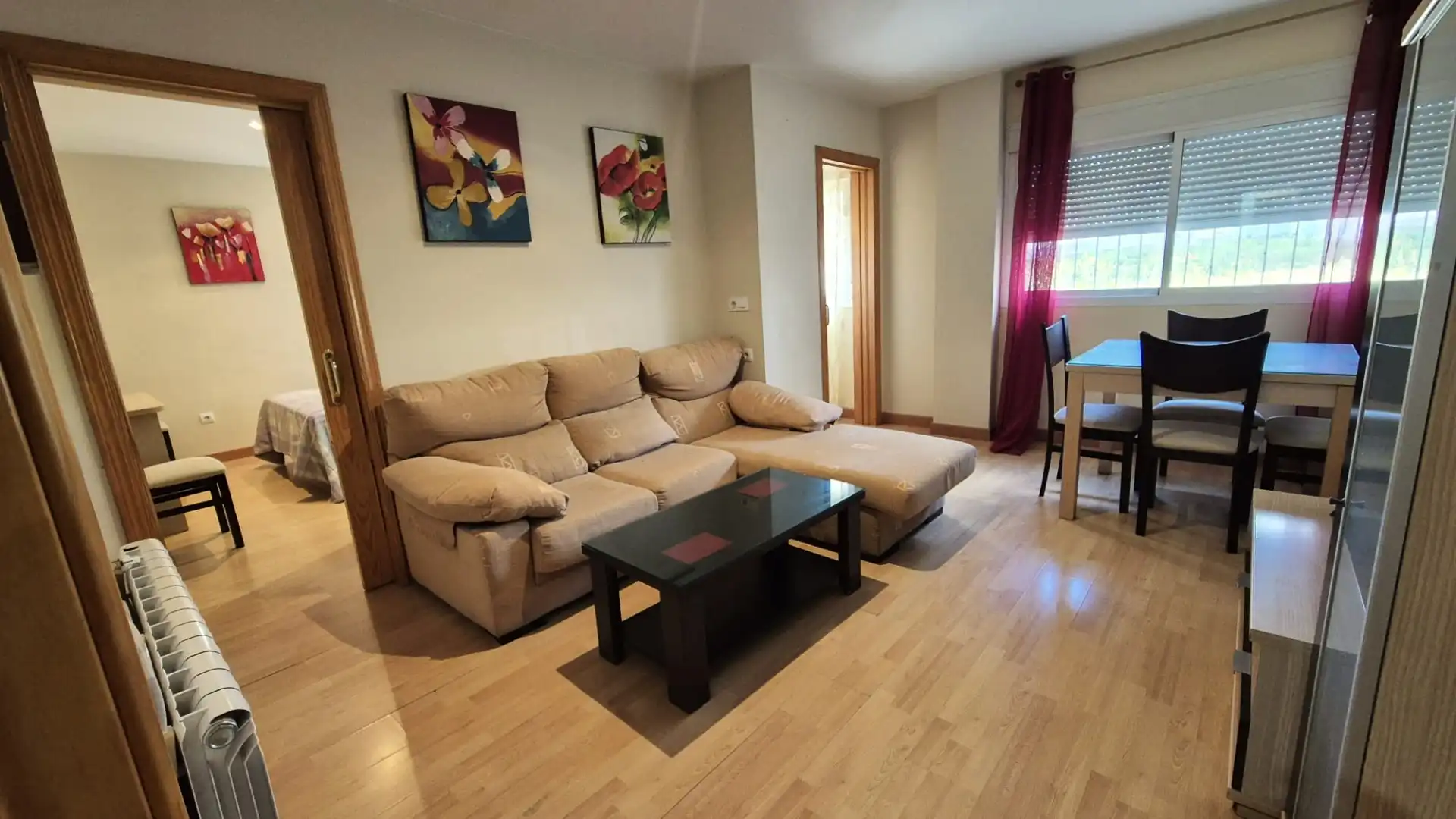 Sala d'estar de Pis en venda en Badajoz Capital amb Aire condicionat, Calefacció i Parquet