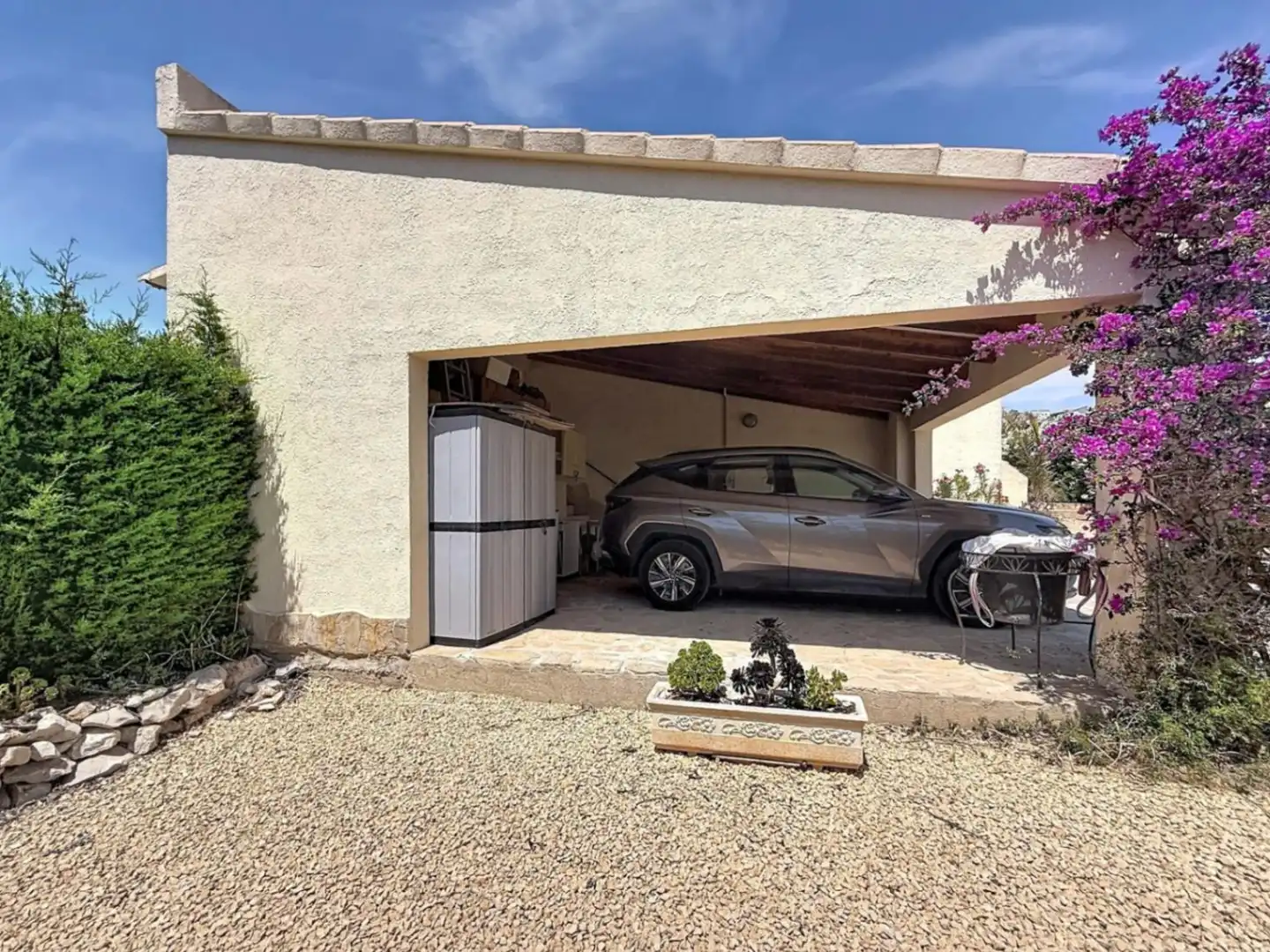 Parking de Casa o chalet en venta en Benitachell / El Poble Nou de Benitatxell con Aire acondicionado, Calefacción y Jardín privado