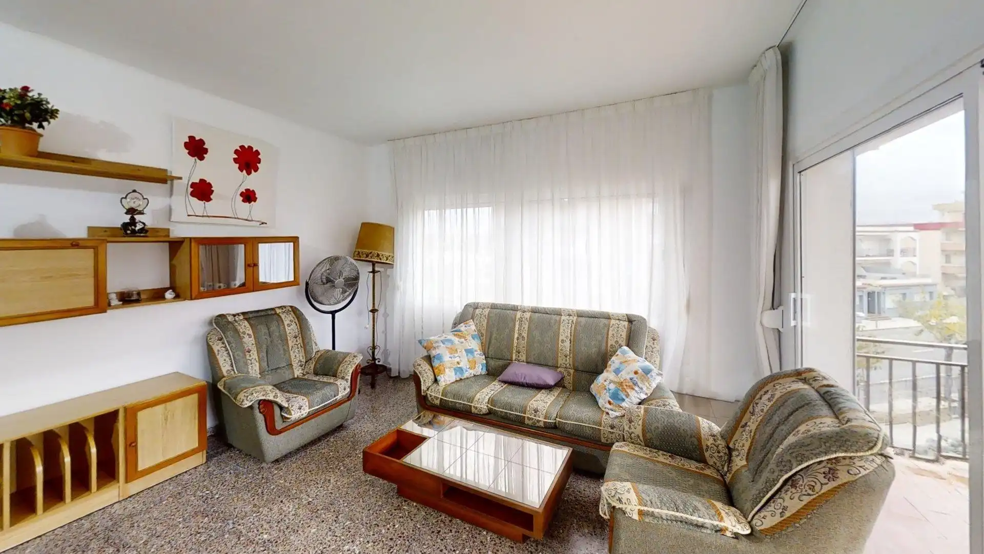 Living room of Apartments for sale in Roses  with Private garden, Terrace and Balcony