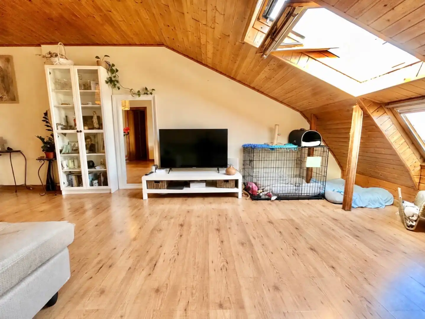 Living room of Flat for sale in Galapagar  with Air Conditioner, Heating and Parquet flooring