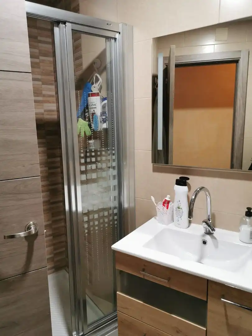 Badezimmer von Wohnung zum Verkauf in Mollet del Vallès mit Klimaanlage, Parkett und Abstellraum