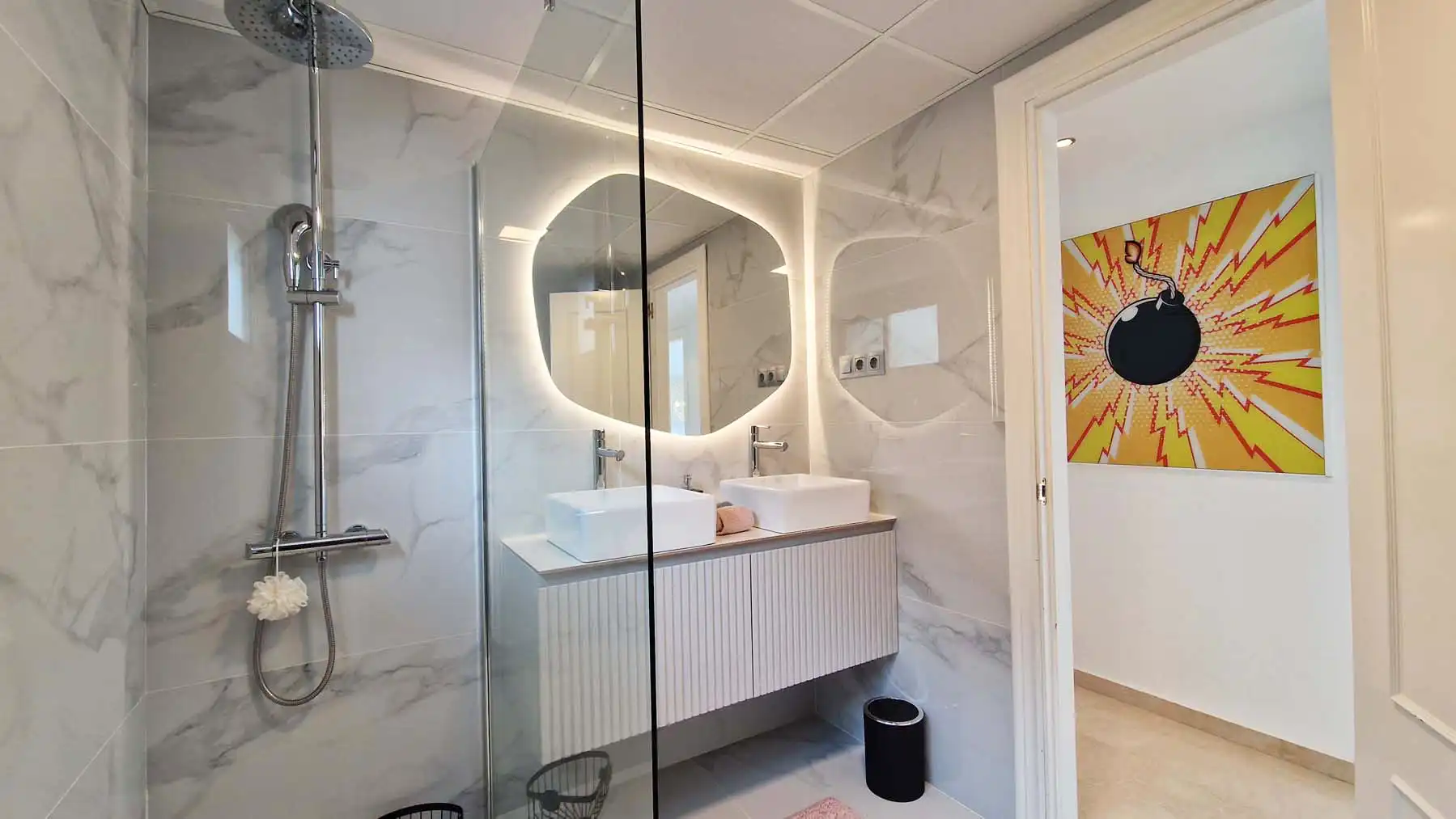 Baño de Ático en venta en Benalmádena con Aire acondicionado, Calefacción y Terraza