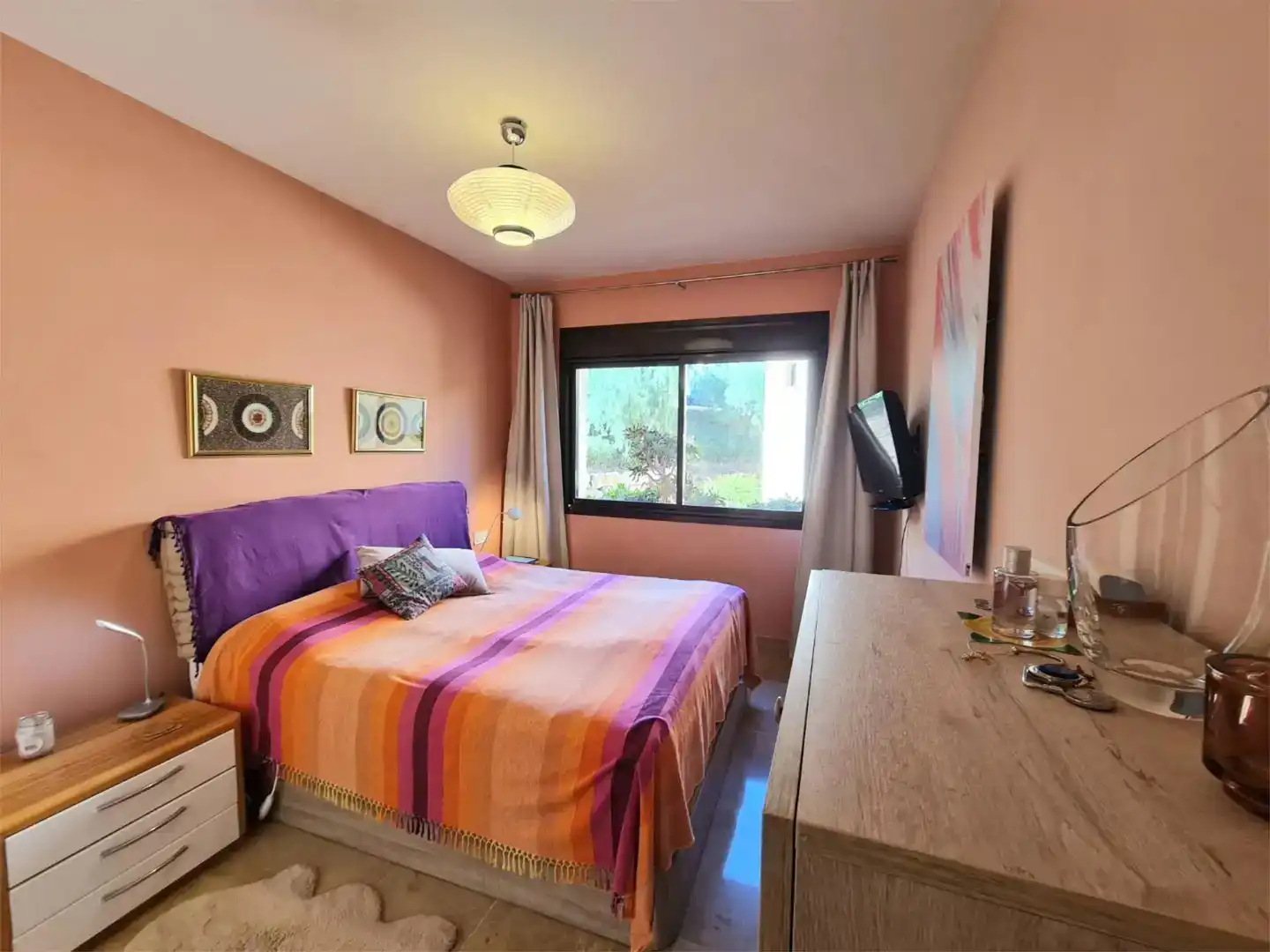 Bedroom of Flat for sale in Manilva  with Air Conditioner and Swimming Pool