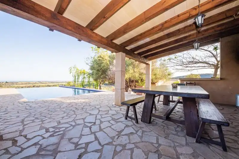 Terrace of Country homes for sale in Manacor  with Private garden, Terrace and Swimming Pool