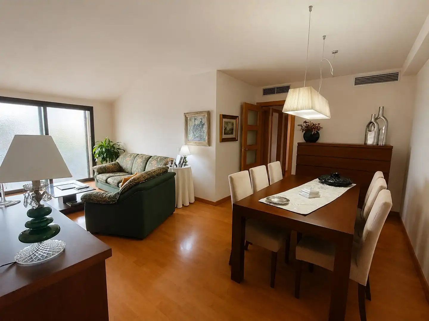 Sala d'estar de Pis en venda en Sils amb Aire condicionat, Calefacció i Parquet