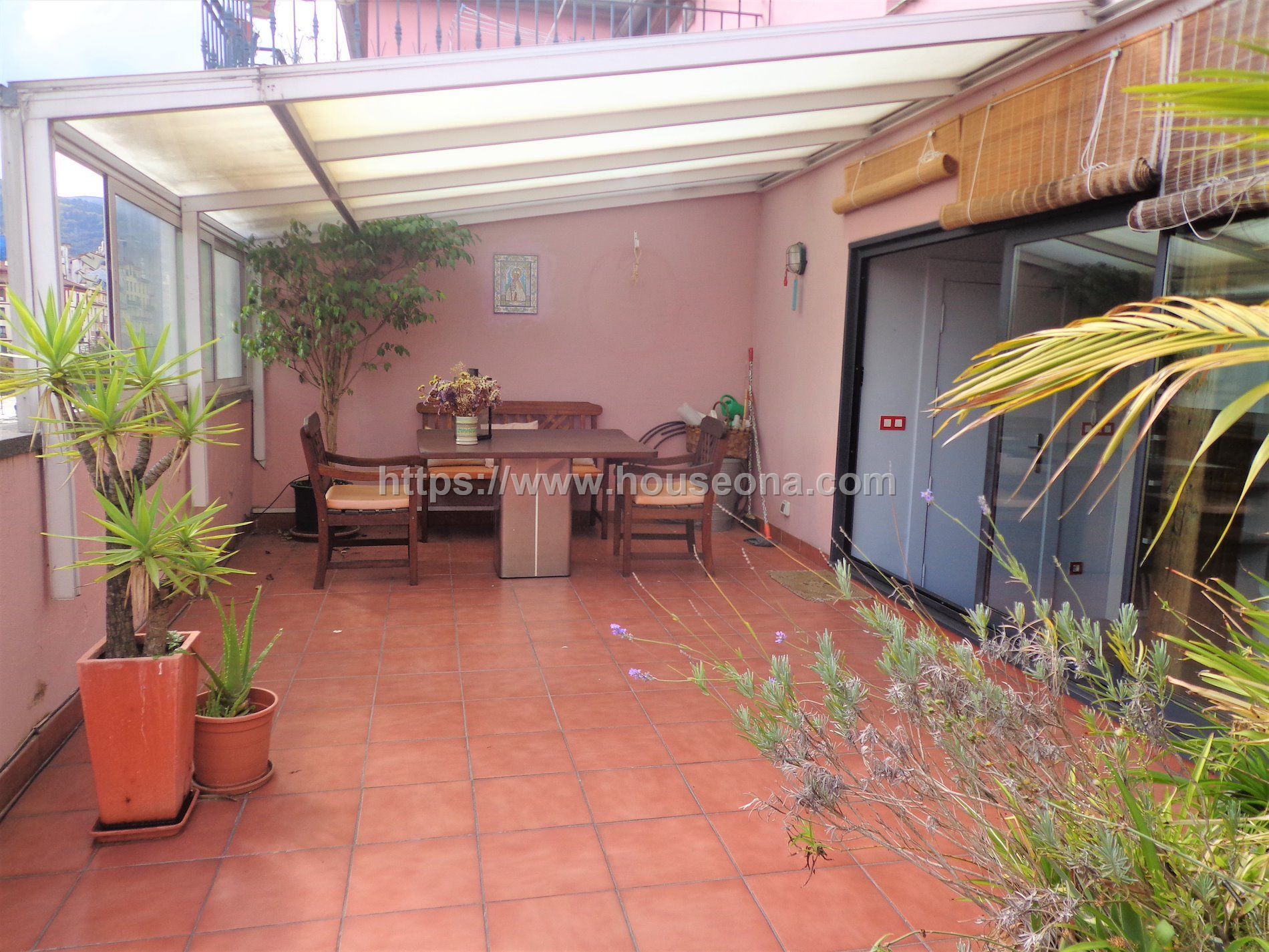 Terrassa de Àtic de lloguer en Bilbao  amb Calefacció, Terrassa i Moblat