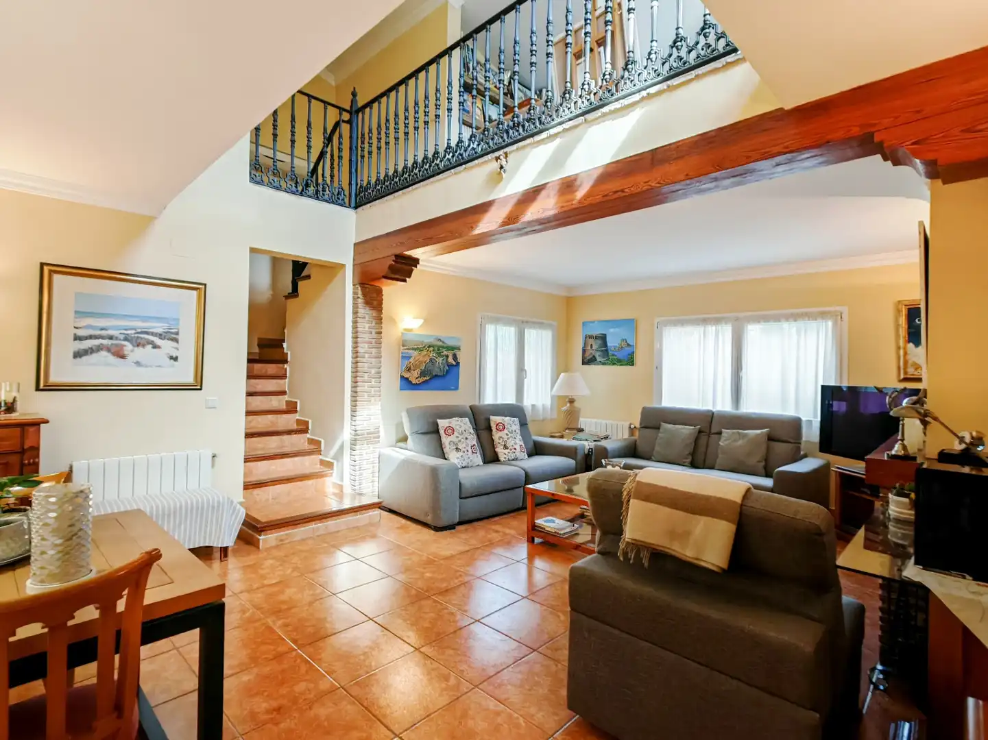 Living room of Houses for sale in Dénia  with Air Conditioner, Heating and Private garden