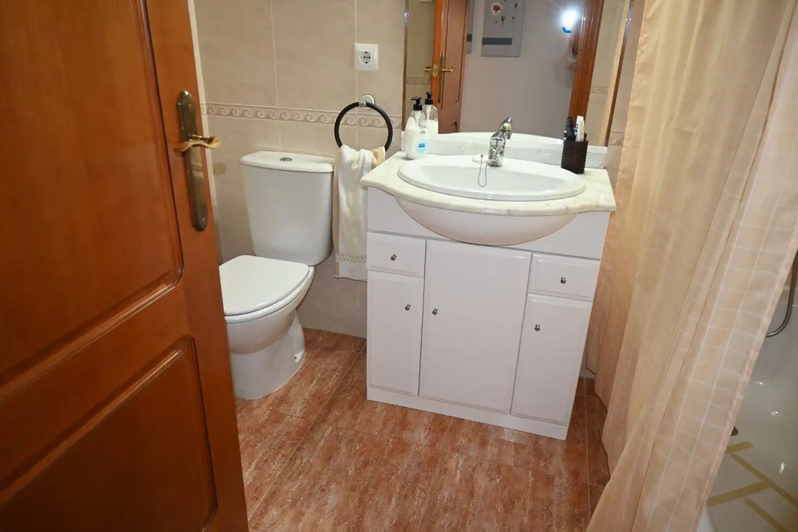 Bathroom of Apartments for sale in La Manga del Mar Menor  with Heating, Terrace and Furnished