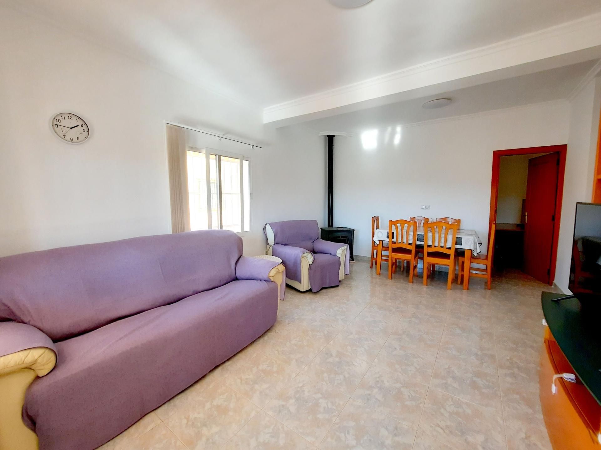 Sala d'estar de Finca rústica en venda en Alfara de la Baronia amb Calefacció, Terrassa i Piscina comunitària