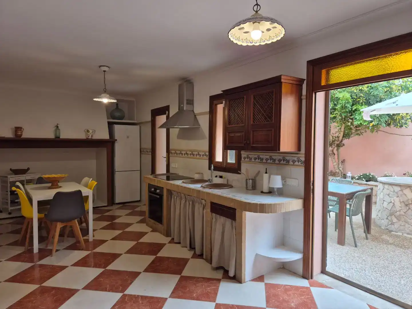 Cuina de Casa adosada de lloguer en Ariany amb Aire condicionat, Jardí privat i Traster